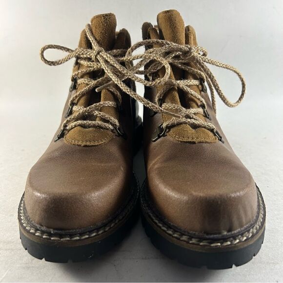 Dirndl + Bua Attersee Womens Ankle Boots Leather Booties Brown Size EU 37 US 6.5 - Picture 2 of 9